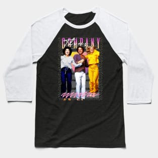 Threes Company Retro Aesthatic Fan Art Baseball T-Shirt